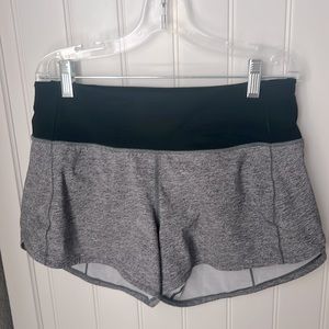 lululemon size 4 speed up shorts 4 in